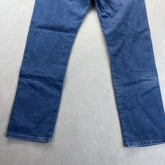 Wrangler Jeans Mens 38x36 Blue 13MWZPW Cowboy Cut Western Straight Leg Denim - Picture 8 of 14